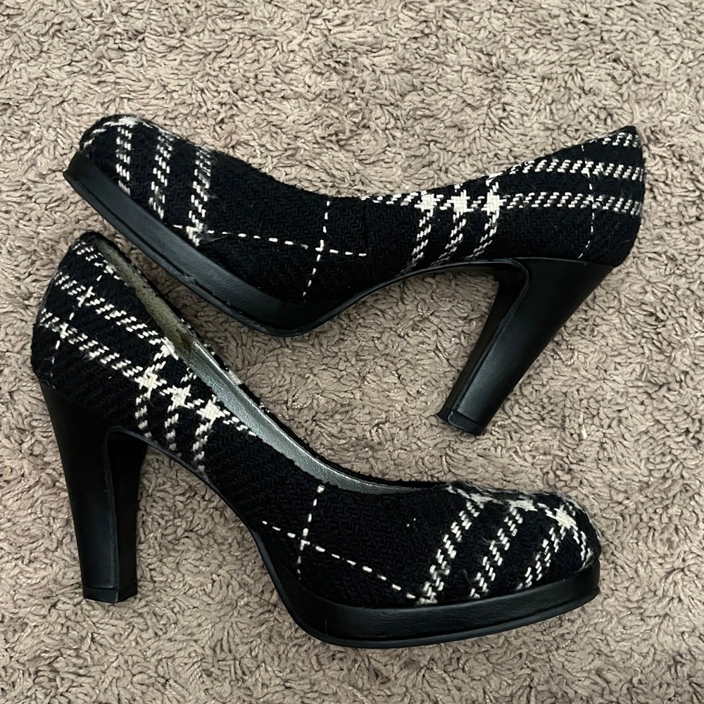 Candie’s Plaid Heels